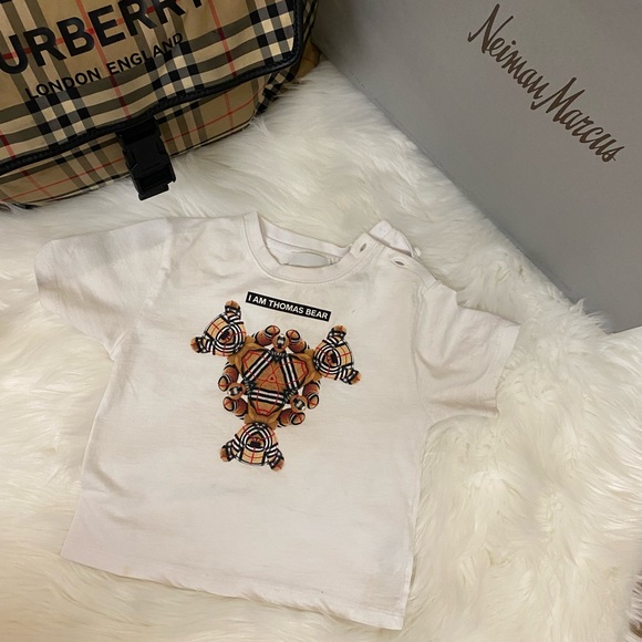 Authentic Burberry toddler t-shirt Thomas Bear